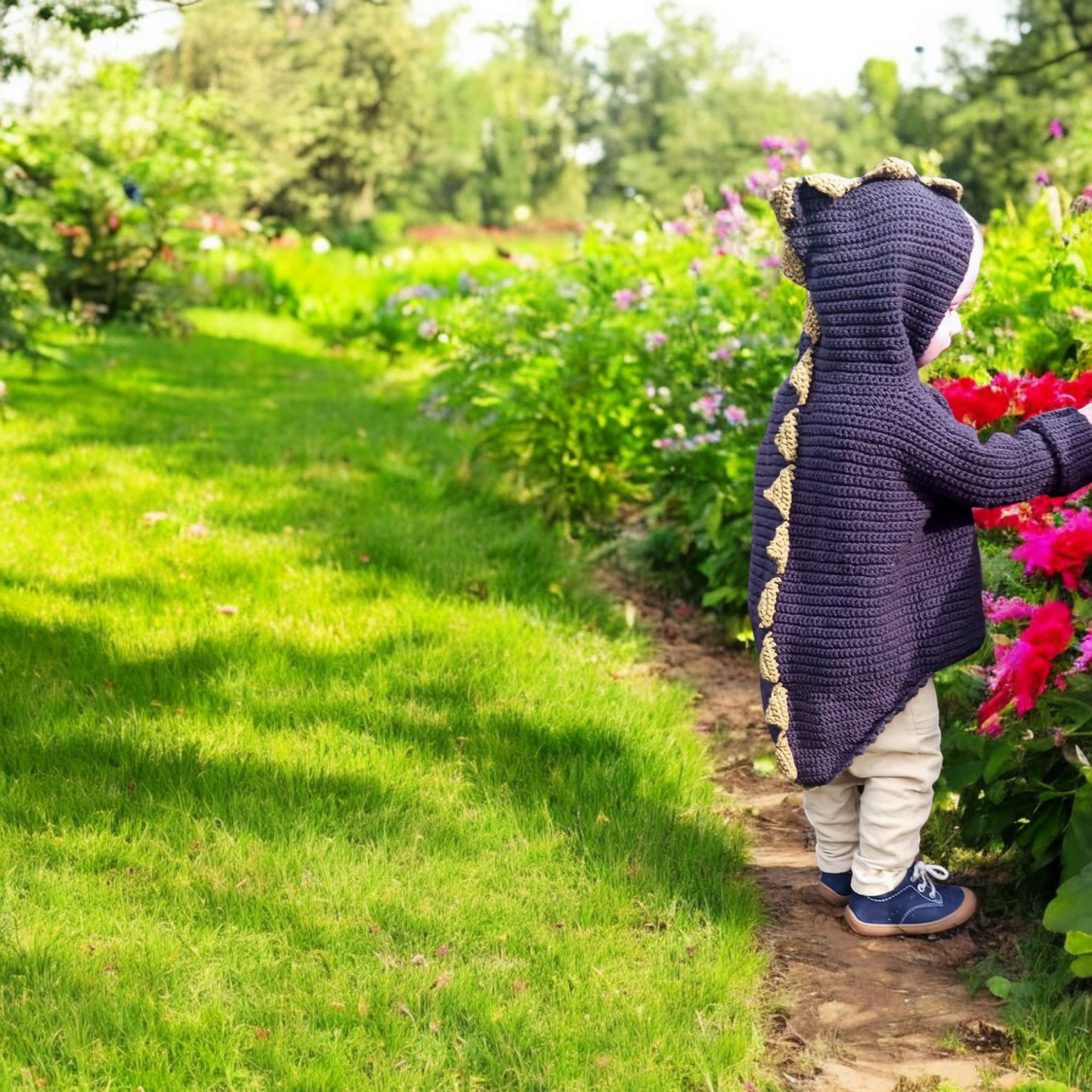 Anleitung Dinojacke Häkeln