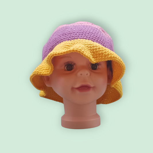 Anleitung gehäkelter Sonnenhut