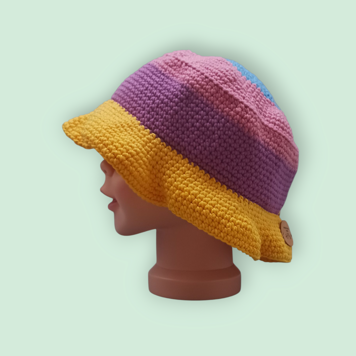 Anleitung gehäkelter Sonnenhut