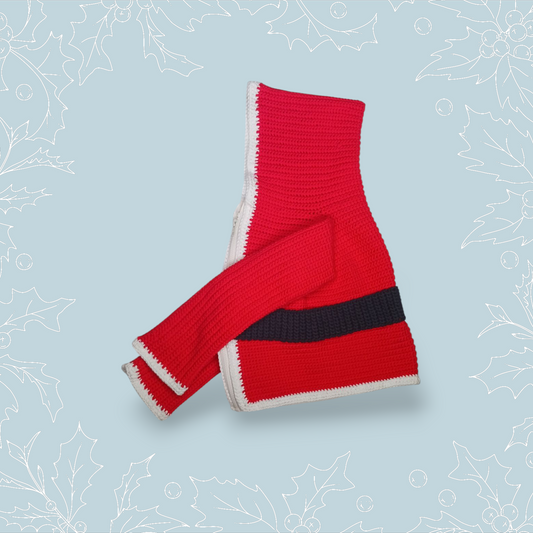 Anleitung Weihnachtsmannjacke häkeln